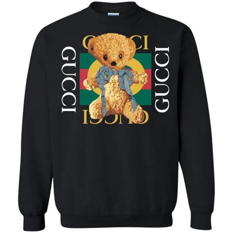 gucci teddy bear shirt replica|gucci teddy bear sweatshirt.